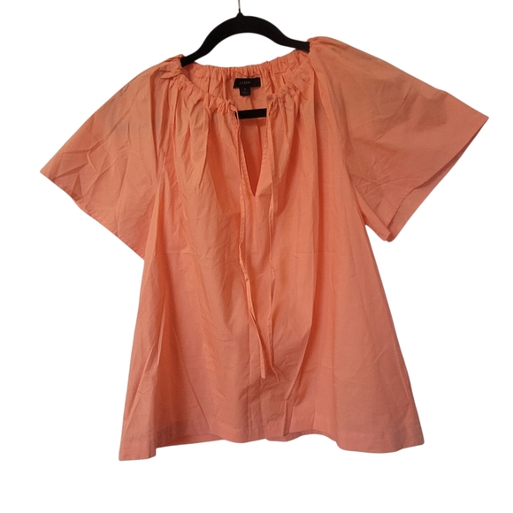 J. Crew Peach Blouse - Picture 1 of 5